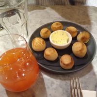 Dought balls at Pizza Express - Aldwych in London
