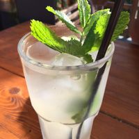 Coconut water with lychee juice  at Vietal Kitchen in Stuttgart