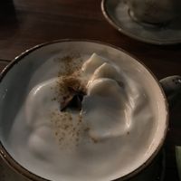 MY CHAI - soooo creamy topping I asked again if this is REALLY soy milk ! So good 🙏🏻 at Vietal Kitchen in Stuttgart