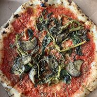 friarielli melanzana pizza   at Little Furnace in Liverpool