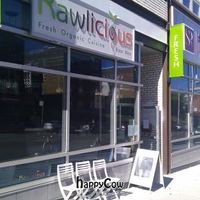 signage at Rawlicious - Bloor St in Toronto
