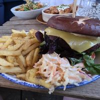Vegan burger at Mary & Archie in Manchester