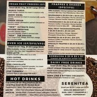 Menu at Farmer & Sun in Gympie