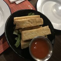 Fried tofu starter  at Thaikhun in Oxford
