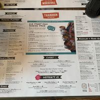 Sorry for the bad photo. “Ve” = vegan.  at Thaikhun in Oxford