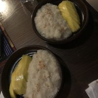 Mango sticky rice  at Thaikhun in Oxford