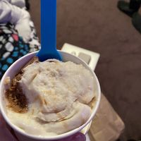 Vegan peanut butter coconut & chocolate strawberry chip  at The International Delight Cafe in Bellmore