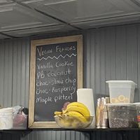 Vegan flavors (they sometimes change but always so good) at The International Delight Cafe in Bellmore