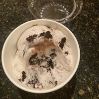 Vegan cookies and cream  at The International Delight Cafe in Bellmore
