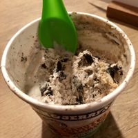 Peanut Butter & Cookies ice cream at AMS - Albert Heijn in Schiphol
