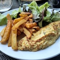 Omelette with mint at A Casa di l'orsu in Corsica