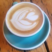 Latte at The Greens in Berlin