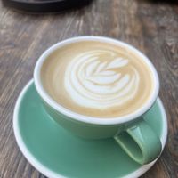 Latte with oat milkk  at The Greens in Berlin