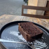 Salted chocolate cake  at The Greens in Berlin