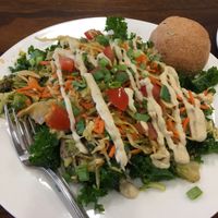 Veggie bowl at Sweet Elizabeth's Organics Bakery in Colorado Springs