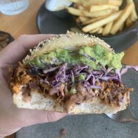 Best burger EVER! “Hey Gringo” at Cafe Vie Sunshine Coast in Buderim