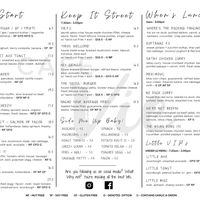 Menu August 2021 at Cafe Vie Sunshine Coast in Buderim