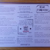 Menu at Cafe Vie Sunshine Coast in Buderim