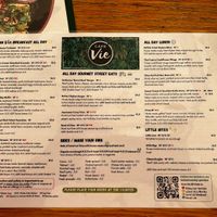 Menu ~ December 2023  at Cafe Vie Sunshine Coast in Buderim