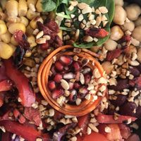 Buddha bowl at Sublimmme in Bucharest