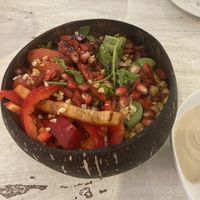 Delicious Buddha bowl  at Sublimmme in Bucharest
