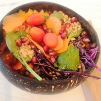 Fresh and nutritious salad 🥦🥒🍏🍅 at Sublimmme in Bucharest