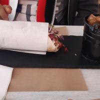 Huge shoarma at Sublimmme in Bucharest