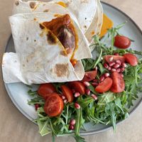 Vegetable wrap   at Sublimmme in Bucharest