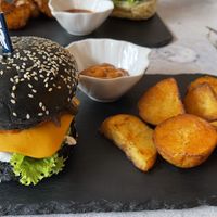 Moving mountains burger  at Sublimmme in Bucharest
