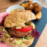 Sweet Mustard Burger  at Sublimmme in Bucharest