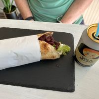 Vegan Wrap with Seitan   at Sublimmme in Bucharest