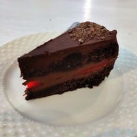 Chocolate cake at Sublimmme in Bucharest