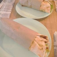 Seitan wraps at Sublimmme in Bucharest