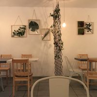 Decor inside restaurant at Sublimmme in Bucharest