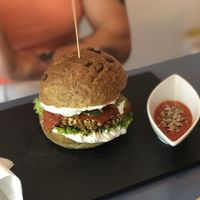 Vegan Burger at Sublimmme in Bucharest
