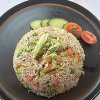 Vegan fried rice  at SOI in Guam