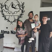 Lovely family at Alma Natura in Medellin