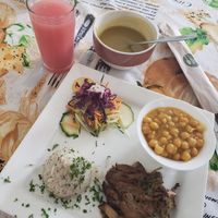 The plate of the day at Alma Natura in Medellin