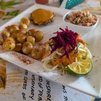 Menu of the day. Flavorful! at Alma Natura in Medellin