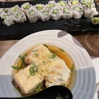  Agedashi tofu, cucumber roll and avocado roll  at Doraku in Honolulu