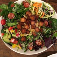 Super salad bowl at Sky Blue Cafe in Bath