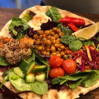 Flatbread  at Sky Blue Cafe in Bath