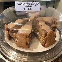 A masterpiece! I could eat that cake the rest of my life and nothing else 😊. at Sky Blue Cafe in Bath