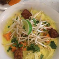 Coconut laksa at Suncraft in Bristol