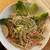 Sun satay salad  at Suncraft in Bristol