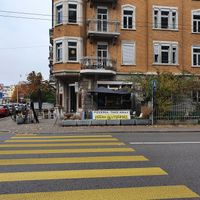 Outside at Felice Pizza in Zurich