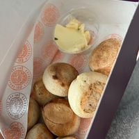 Vegan garlic butter dough balls  at Pizza Express - BH2 in Bournemouth