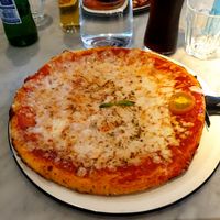 Vegan pizza margherita at Milano - Clarion Quay in Dublin