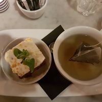Vegan carrot cake and tea at Milano - Clarion Quay in Dublin