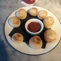 Dough balls  at Milano - Grand Canal Harbour in Dublin